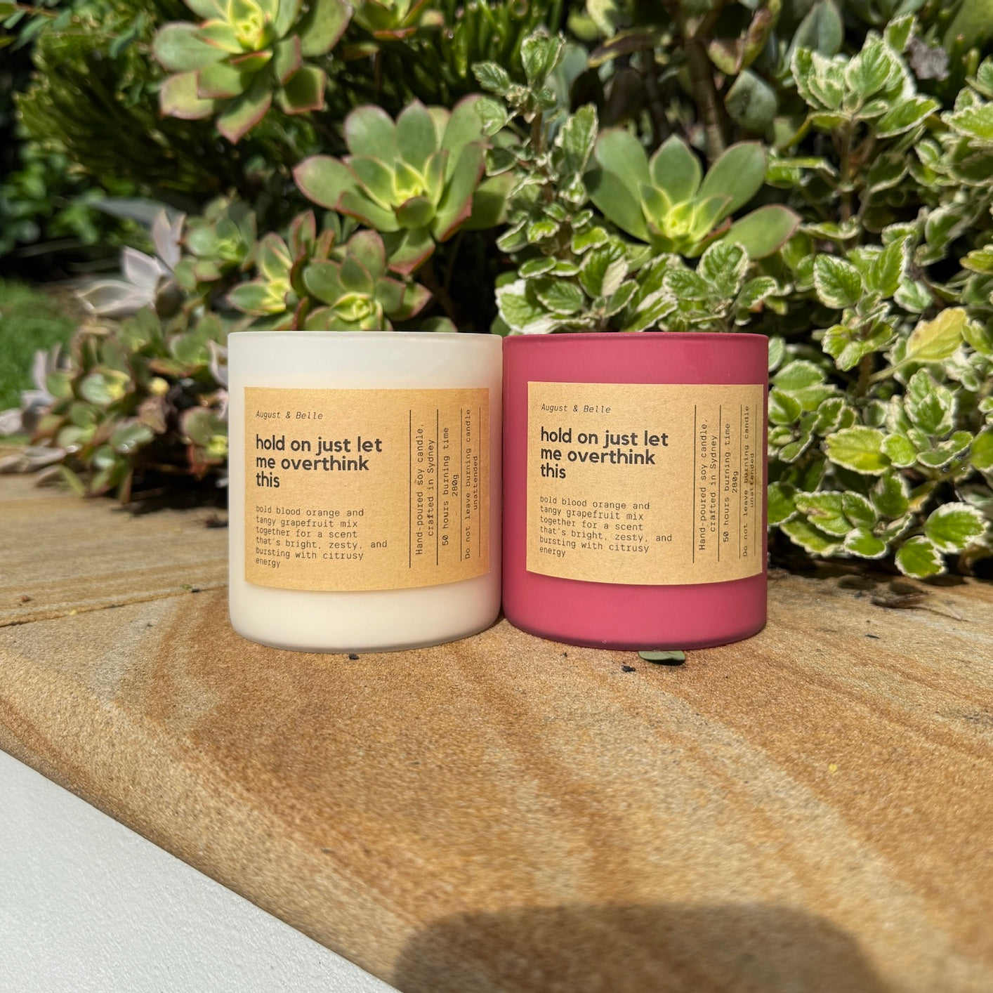 hold on just let me overthink this - blood orange and grapefruit