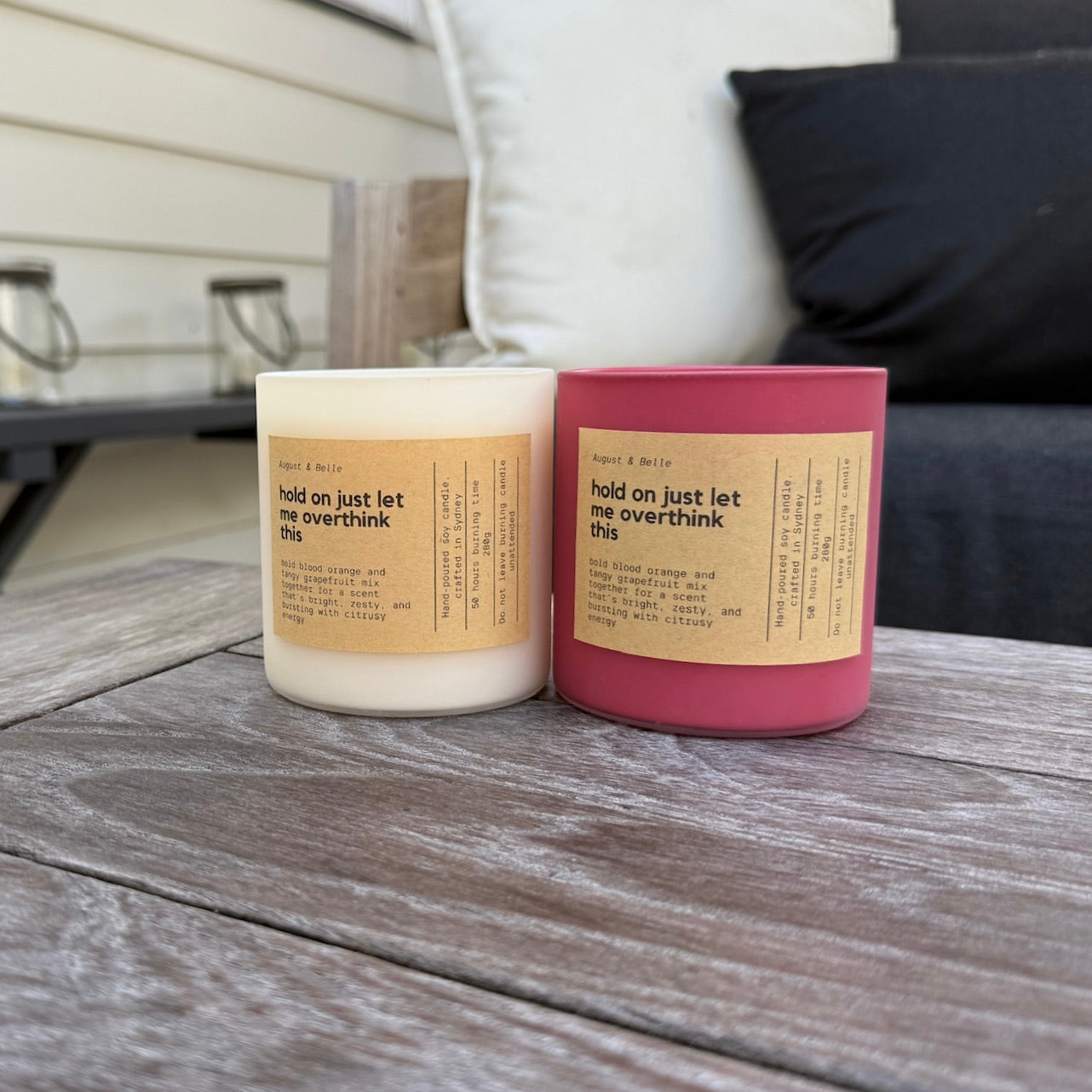 hold on just let me overthink this - blood orange and grapefruit