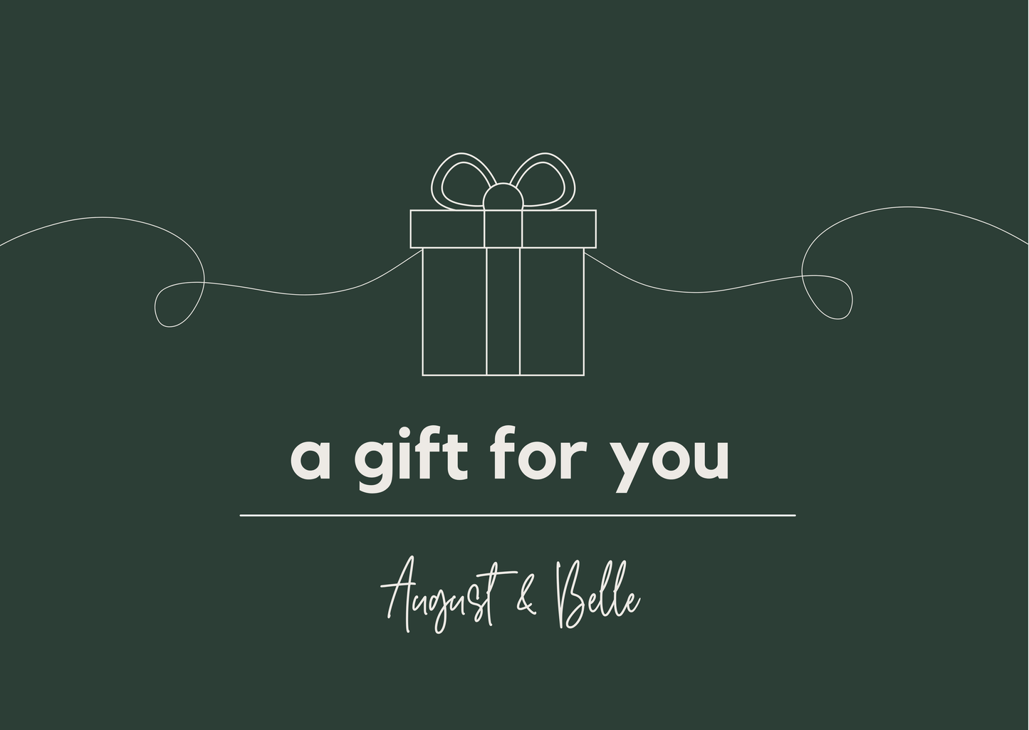 August and Belle Gift Card